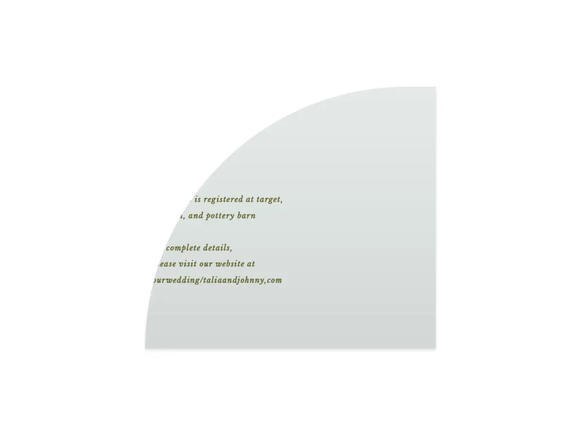 Wedding Invitation Shapes