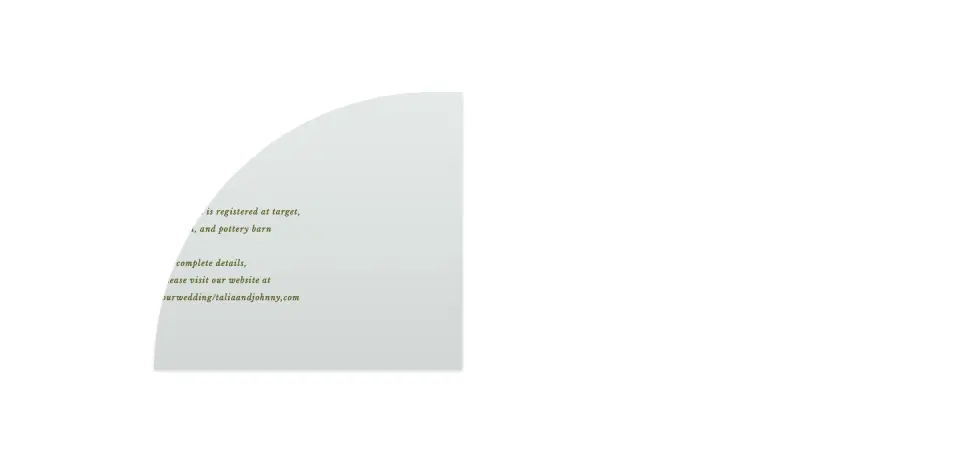 Wedding Invitation Shapes