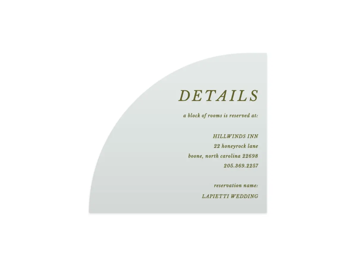 Wedding Invitation Shapes