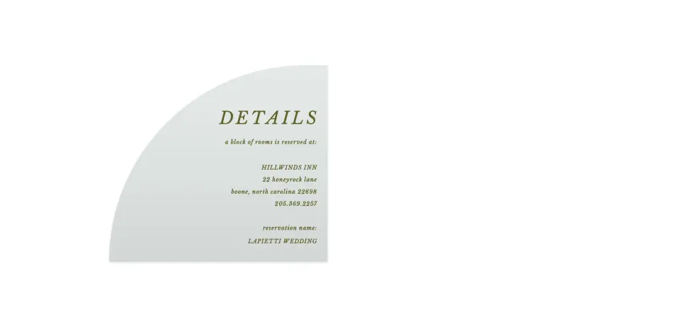 Wedding Invitation Shapes