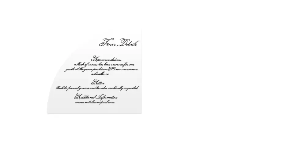 Wedding Invitation Shapes