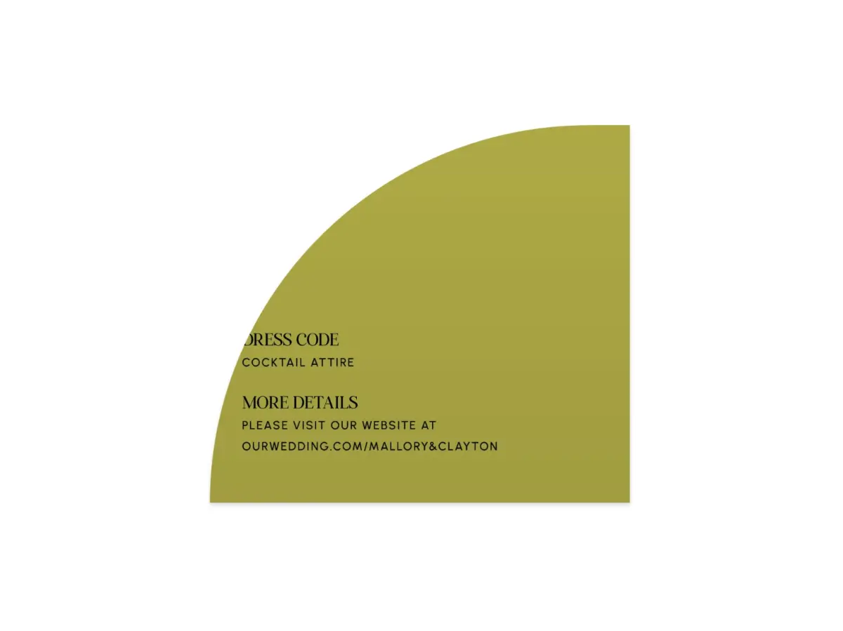 Wedding Invitation Shapes