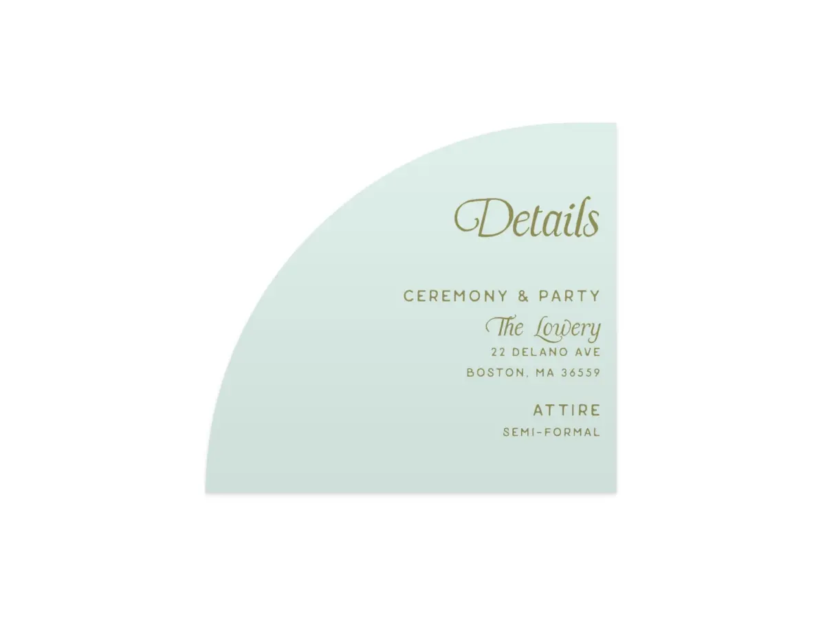 Wedding Invitation Shapes