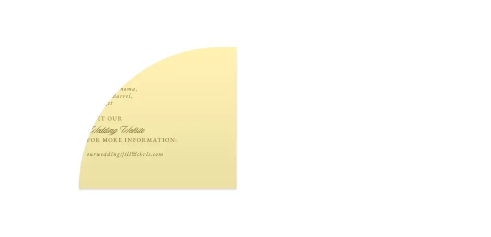 Wedding Invitation Shapes