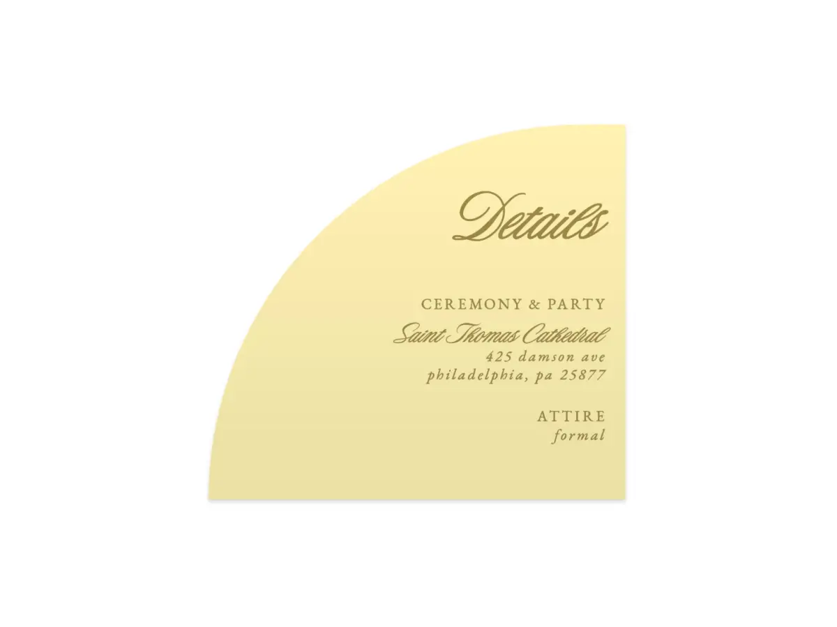 Wedding Invitation Shapes
