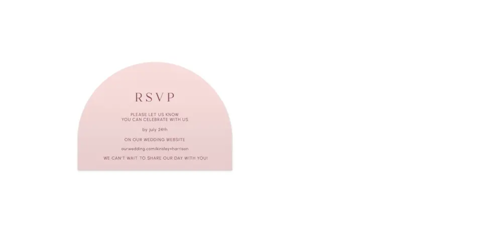 Wedding Invitation Shapes