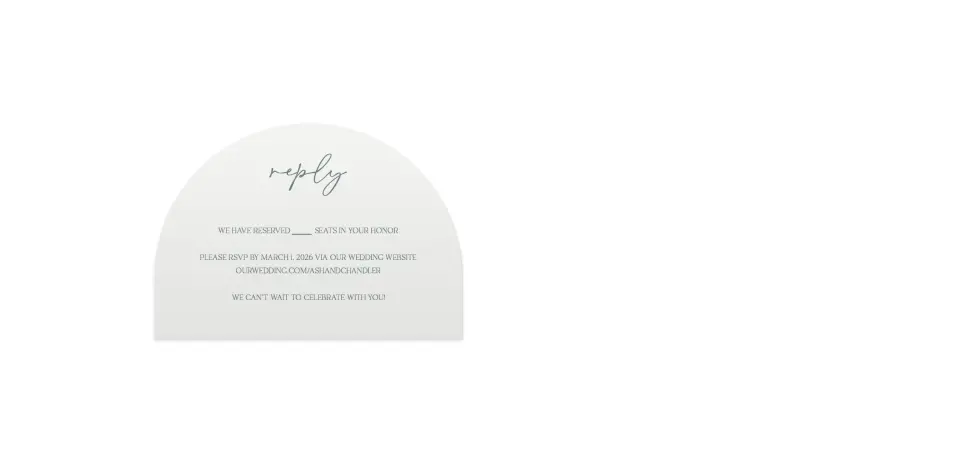 Wedding Invitation Shapes