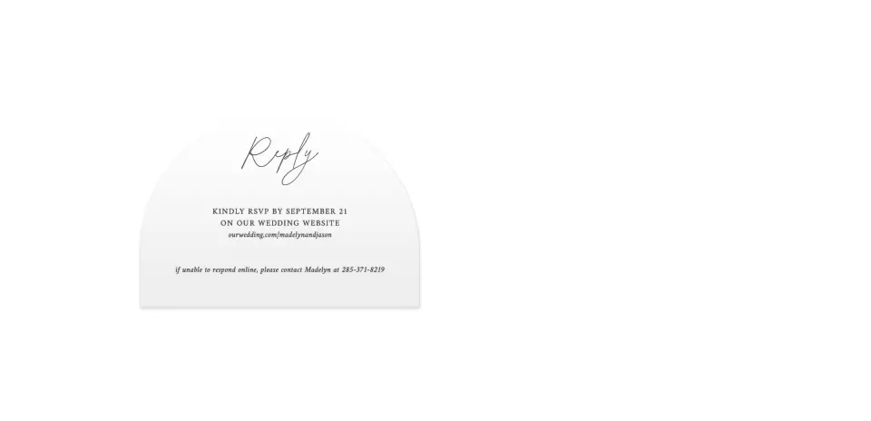 Wedding Invitation Shapes
