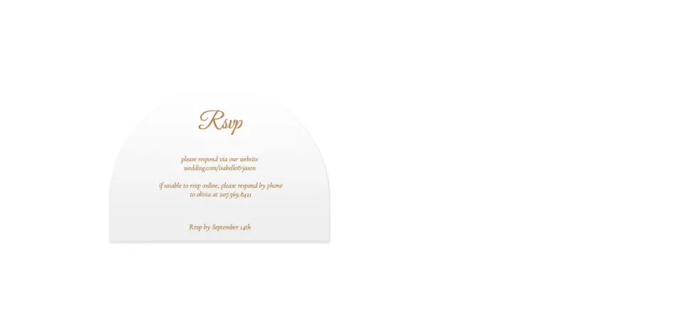 Wedding Invitation Shapes