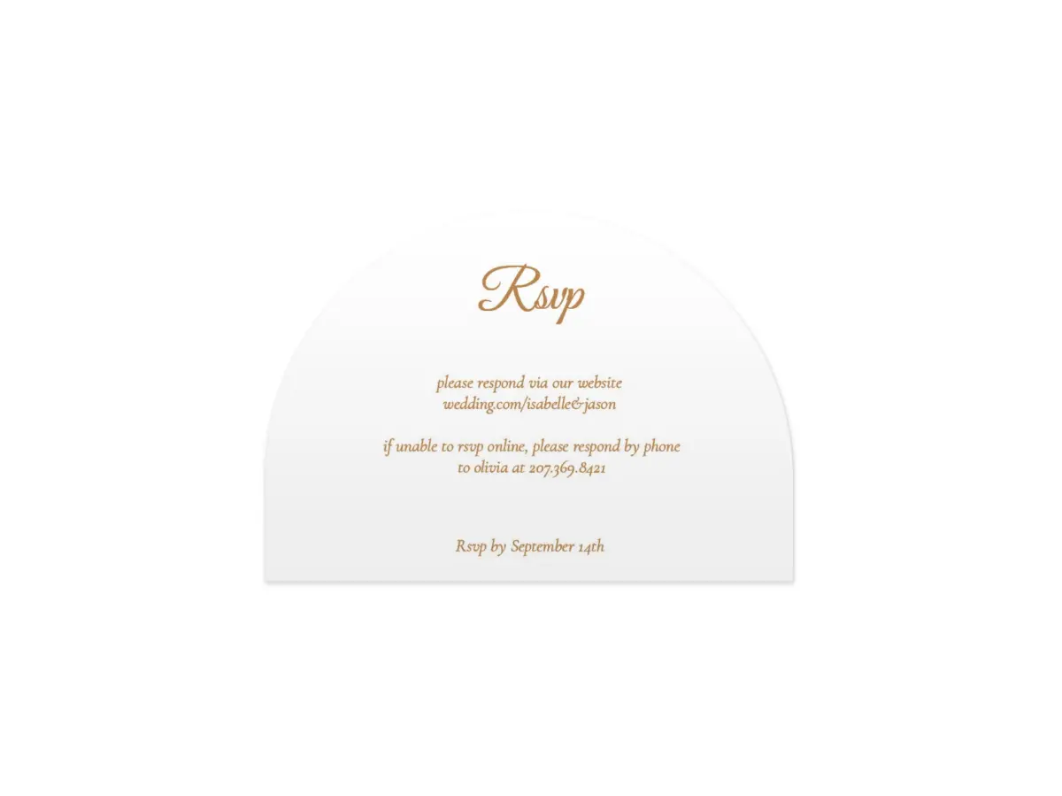 Wedding Invitation Shapes