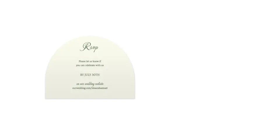 Wedding Invitation Shapes