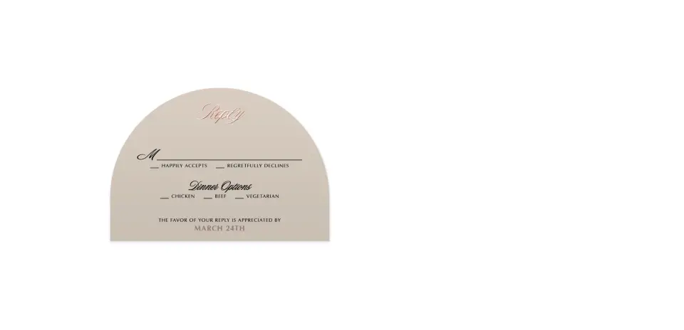 Wedding Invitation Shapes
