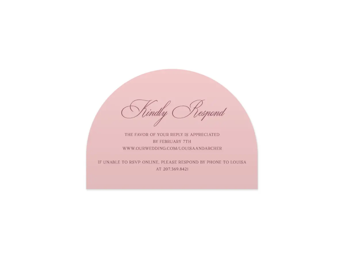 Wedding Invitation Shapes