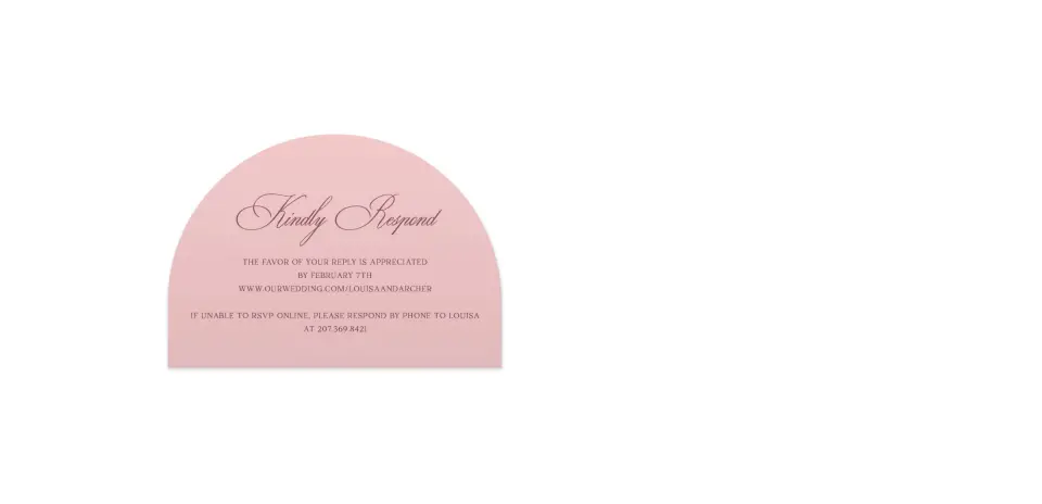 Wedding Invitation Shapes