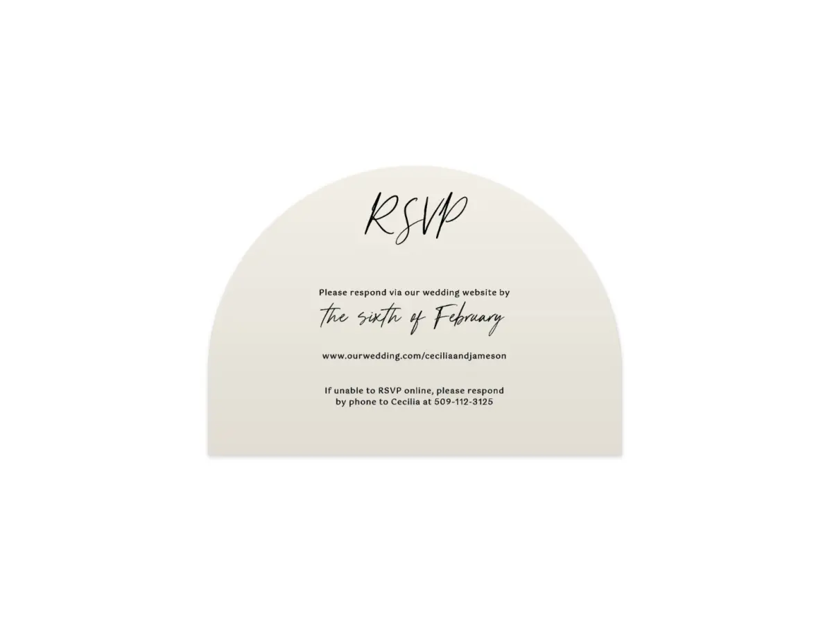 Wedding Invitation Shapes