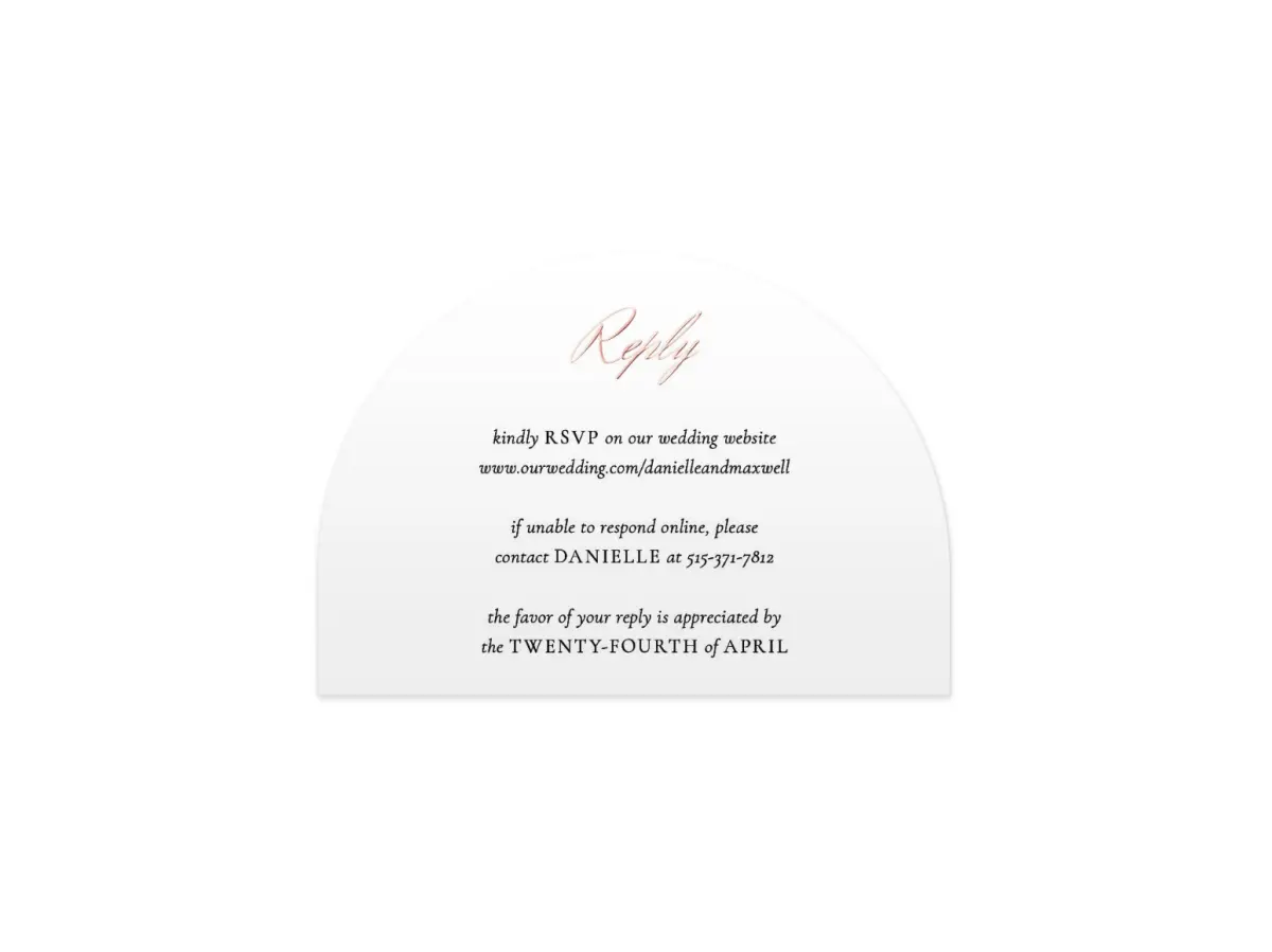 Wedding Invitation Shapes