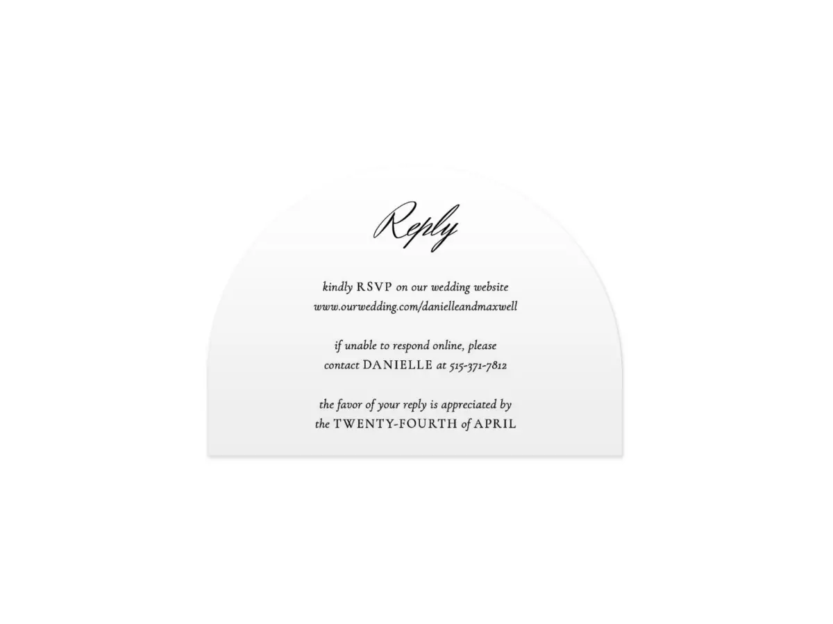 Wedding Invitation Shapes