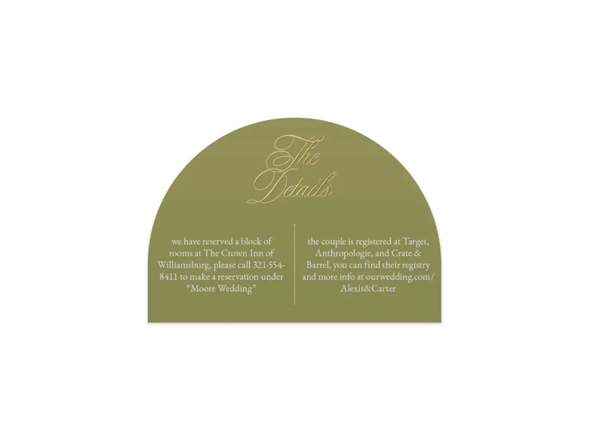 Wedding Invitation Shapes