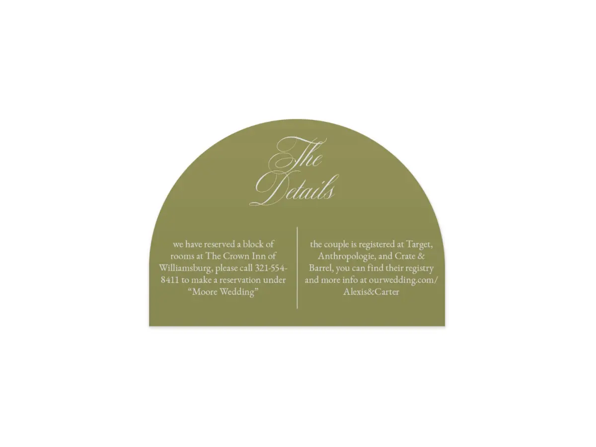 Wedding Invitation Shapes