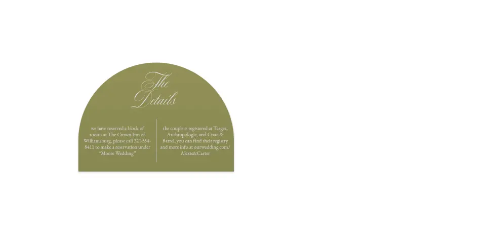 Wedding Invitation Shapes