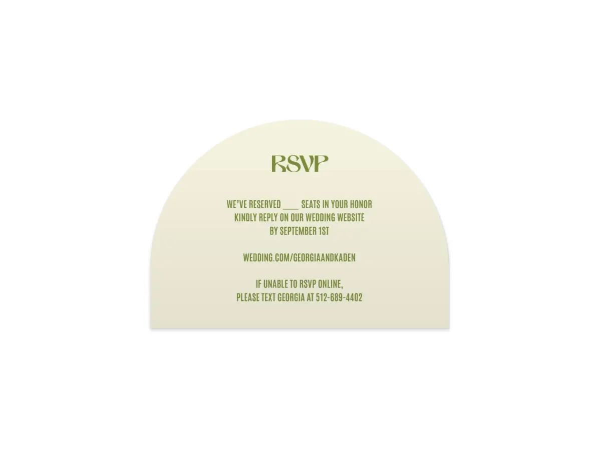Wedding Invitation Shapes