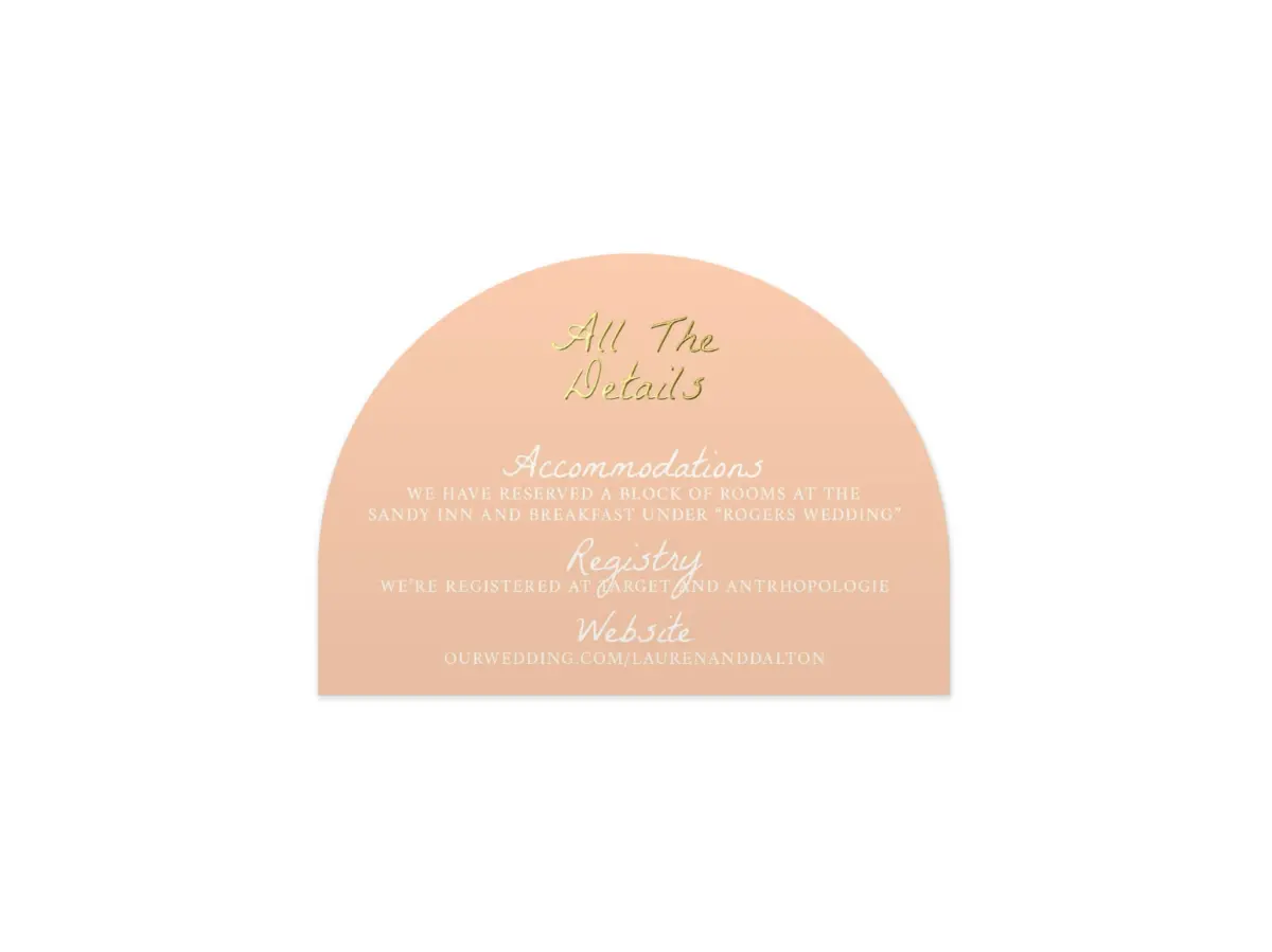 Wedding Invitation Shapes