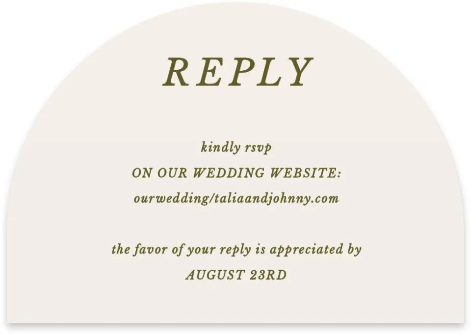 This is a 5" x 3½" Wedding Invitation RSVP Postcard called Love You Forever printed in full color on Luxe Satin paper