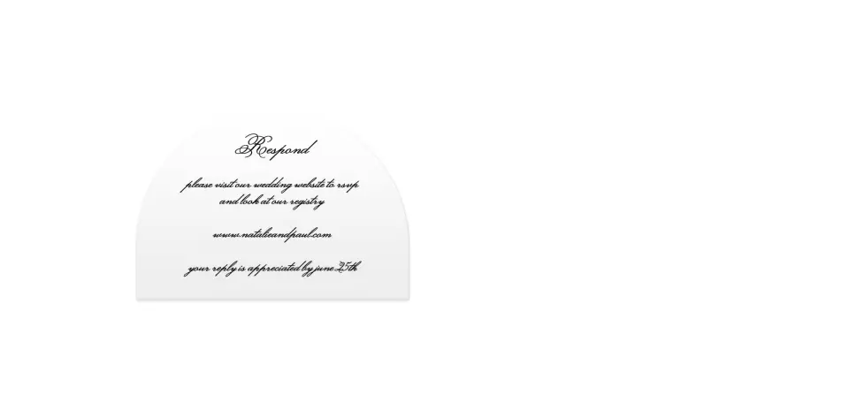 Wedding Invitation Shapes
