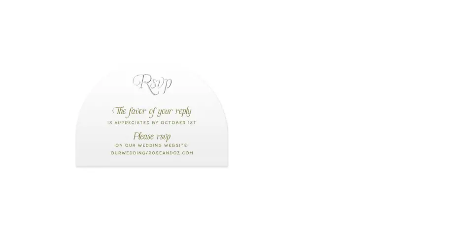 Wedding Invitation Shapes