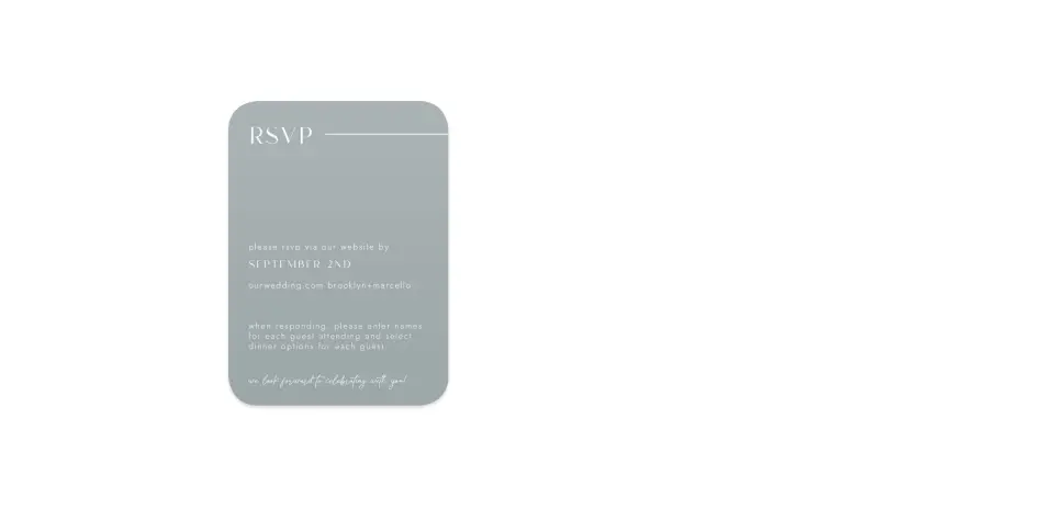 Wedding Invitation Shapes