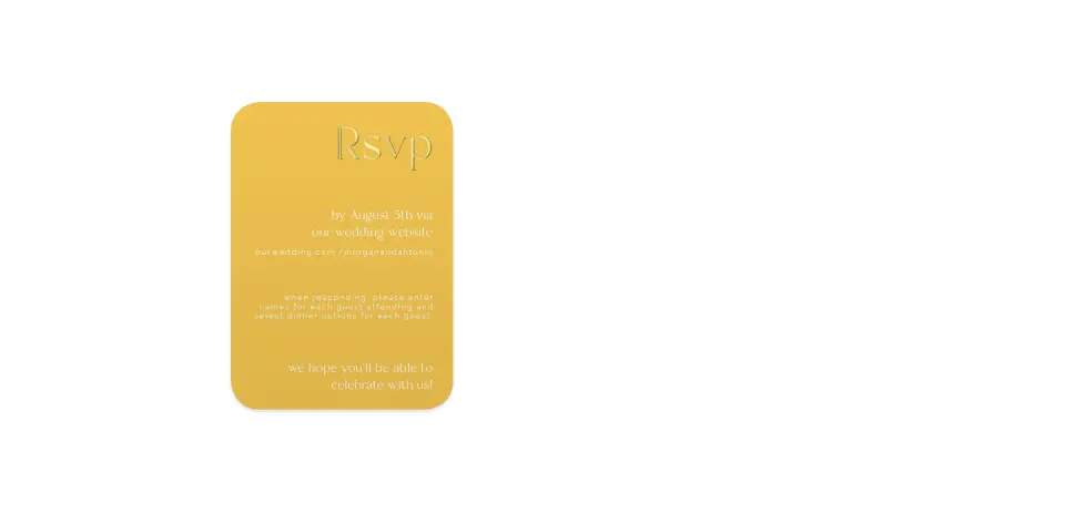 Wedding Invitation Shapes