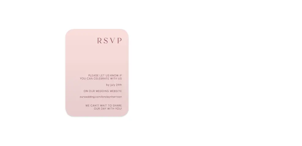 Wedding Invitation Shapes