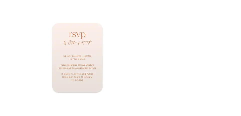 Wedding Invitation Shapes