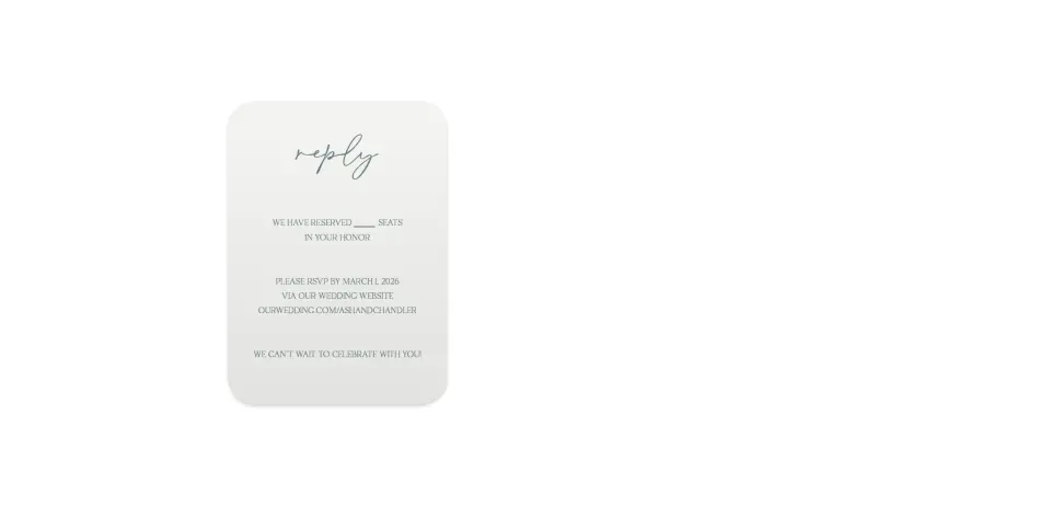 Wedding Invitation Shapes