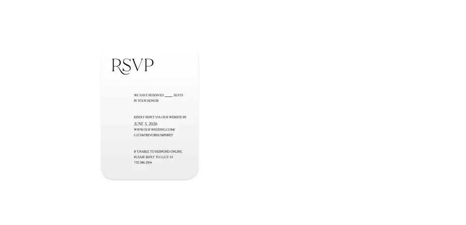 Wedding Invitation Shapes