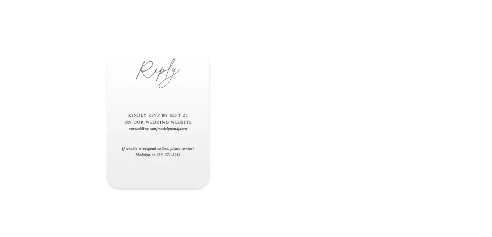 Wedding Invitation Shapes