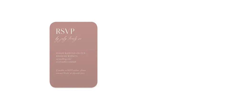 Wedding Invitation Shapes