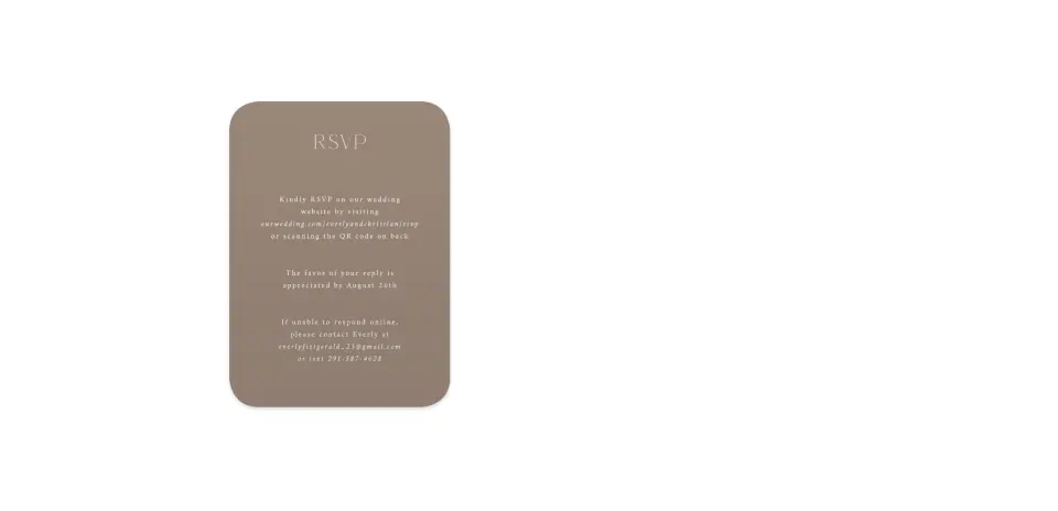 Wedding Invitation Shapes