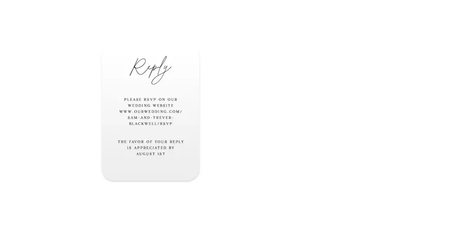 Wedding Invitation Shapes