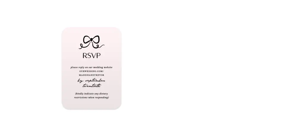 Wedding Invitation Shapes