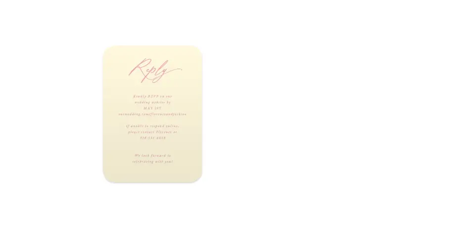Wedding Invitation Shapes