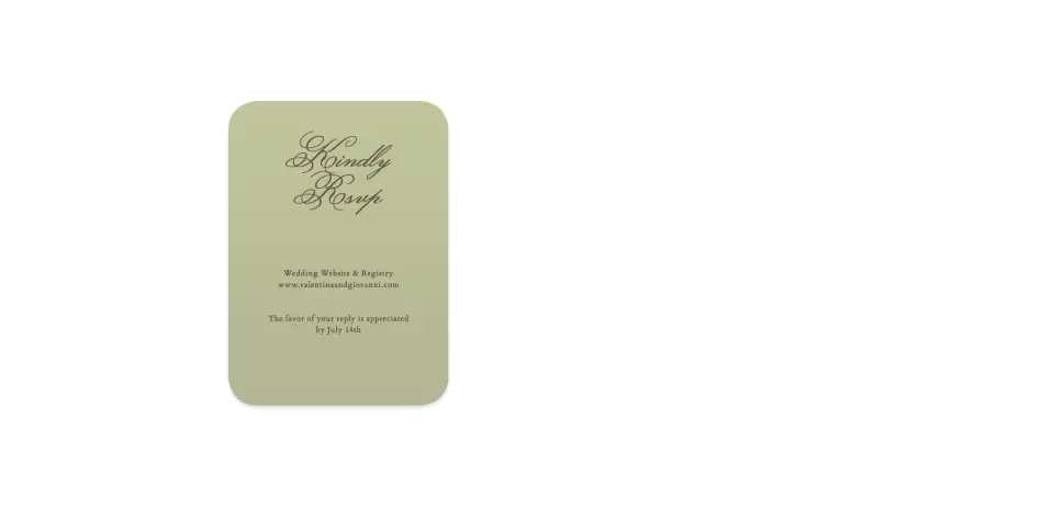 Wedding Invitation Shapes