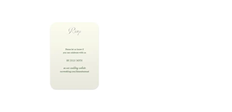Wedding Invitation Shapes