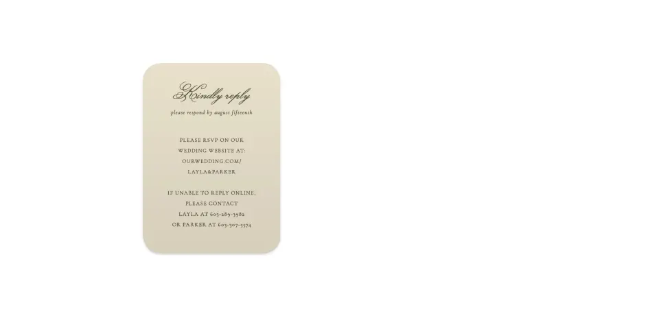 Wedding Invitation Shapes