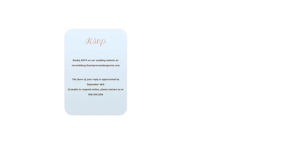 Wedding Invitation Shapes