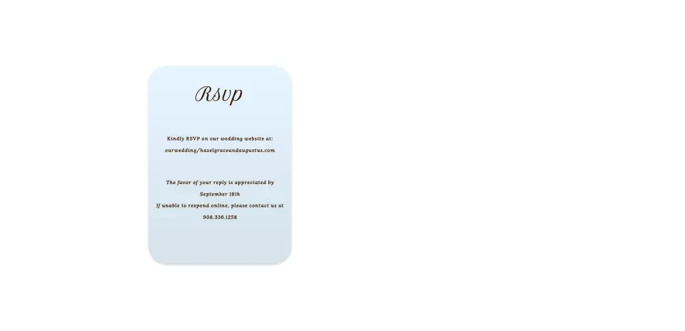 Wedding Invitation Shapes