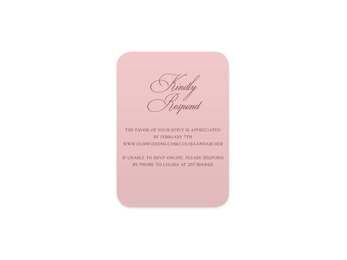 Wedding Invitation Shapes
