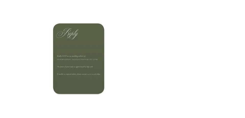 Wedding Invitation Shapes