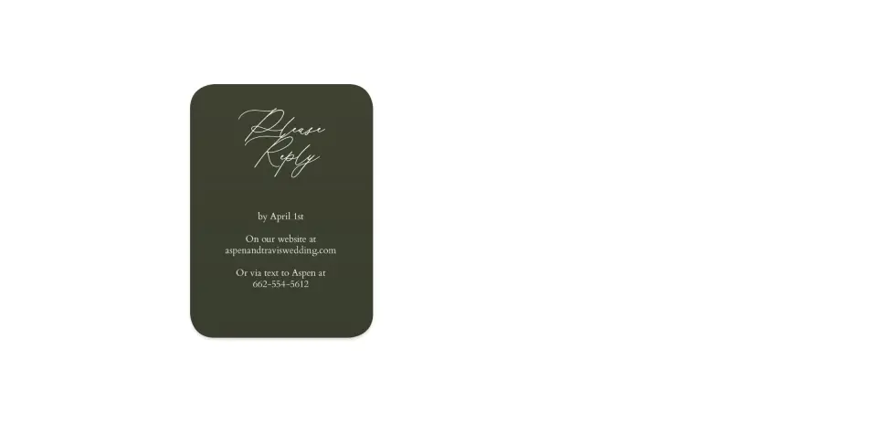 Wedding Invitation Shapes
