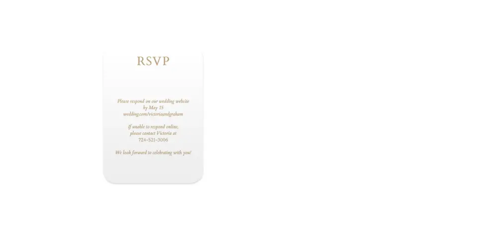 Wedding Invitation Shapes